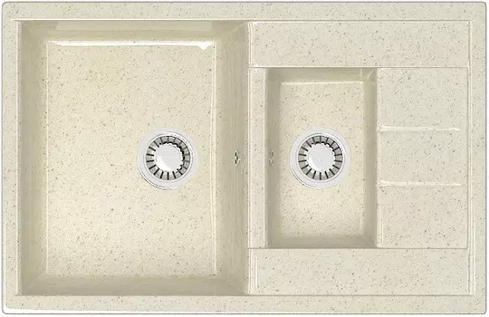 Кухонная мойка Marrbaxx Блонди Z210 бежевый глянец