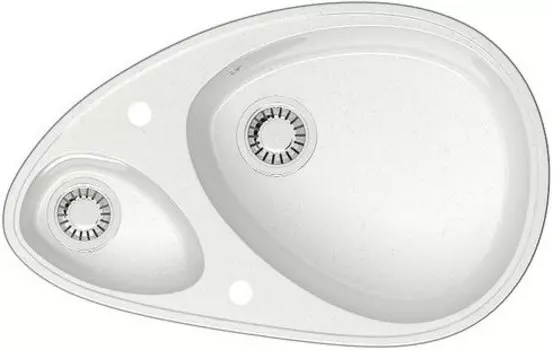 Кухонная мойка Marrbaxx Эмма Z13 белый лёд глянец