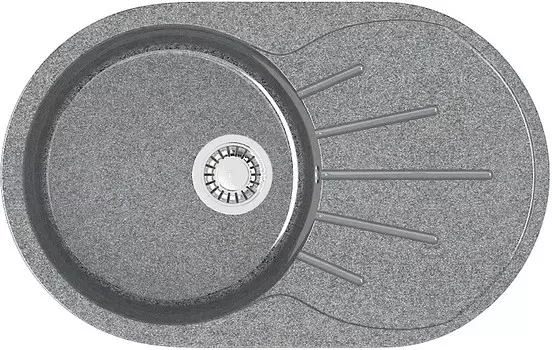 Кухонная мойка Marrbaxx Касандра Z110 темно-серый глянец