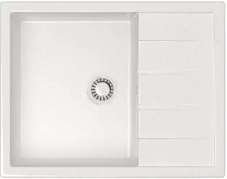 Кухонная мойка Marrbaxx Катрин Z151 белый лёд глянец