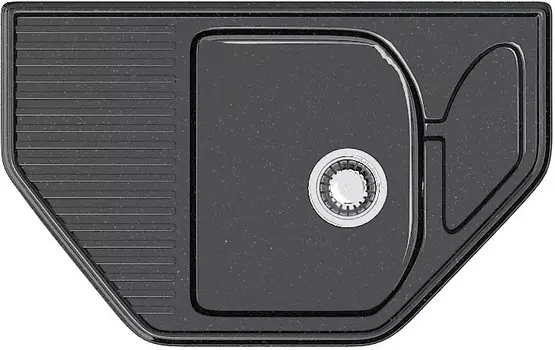 Кухонная мойка Marrbaxx Рики Z22 черный глянец