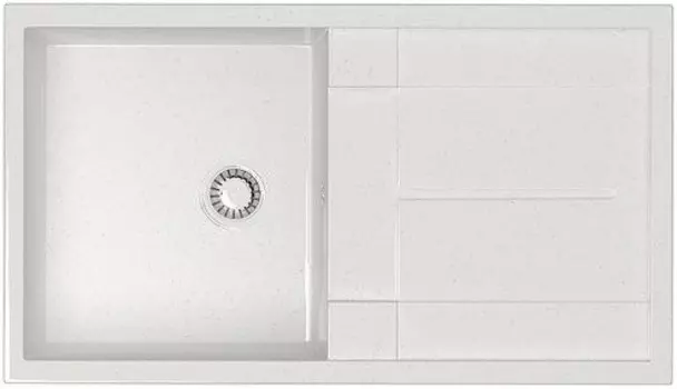 Кухонная мойка Marrbaxx Рони Z17 белый лёд глянец