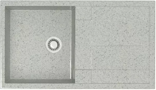 Кухонная мойка Marrbaxx Рони Z17 светло-серый глянец