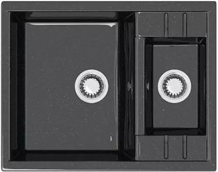 Кухонная мойка Marrbaxx Жаклин Z190 черный глянец