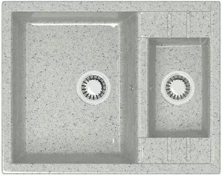 Кухонная мойка Marrbaxx Жаклин Z190 светло-серый глянец