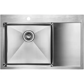 Кухонная мойка Paulmark Atlan PM217851-BSL брашированная нерж. сталь левая