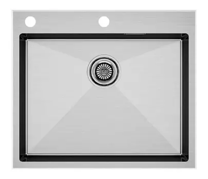 Кухонная мойка Paulmark Brim-Edge PM775951-BS брашированная сталь