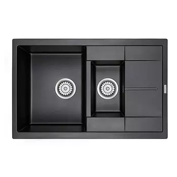 Кухонная мойка Paulmark Feste PM237850-BL черный