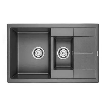 Кухонная мойка Paulmark Feste PM237850-DG графит