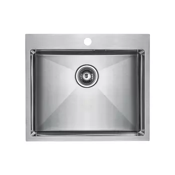 Кухонная мойка Paulmark Isar PM805951-BS брашированная нерж. сталь