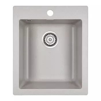 Кухонная мойка Paulmark Leer PM104249-GR серый
