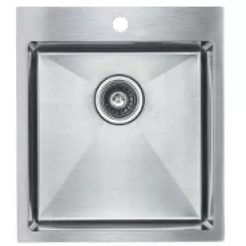 Кухонная мойка Paulmark Neckar PM804551-BS брашированная нерж. сталь