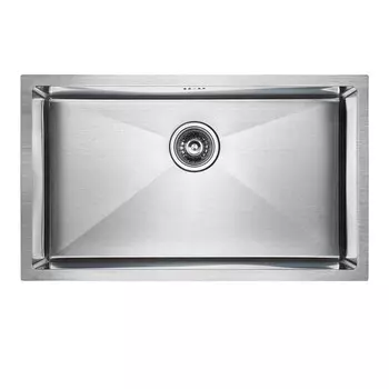 Кухонная мойка Paulmark Valde 74х44 PM217444-BS брашированная сталь
