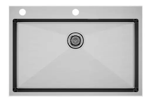 Кухонная мойка Paulmark Vast-Edge PM777551-BS брашированная сталь