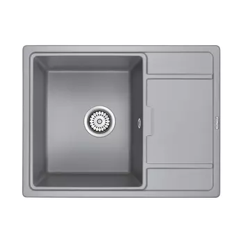 Кухонная мойка Paulmark Weimar PM216550-GRM серый металлик