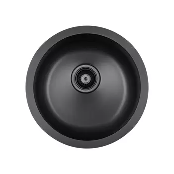 Кухонная мойка Paulmark Werra PM404646-GM вороненая сталь