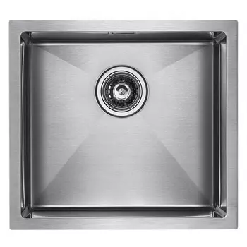 Кухонная мойка Paulmark Weser PM804844-BS брашированная нерж. сталь