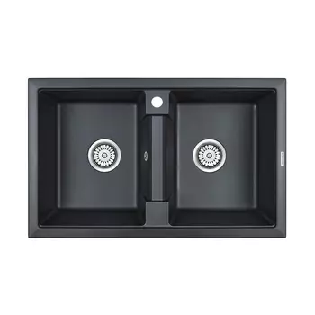Кухонная мойка Paulmark Zwilling PM238150-BLM черный металлик