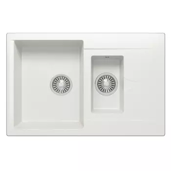 Кухонная мойка Polygran Brig 770 36 белый хлопок