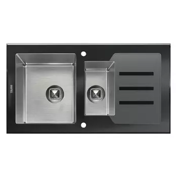 Кухонная мойка Tolero Ceramic Glass TG 920K черная