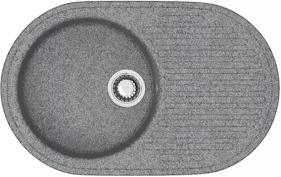 Кухонная мойка Zett Lab T011Q008 темно-серый матовый