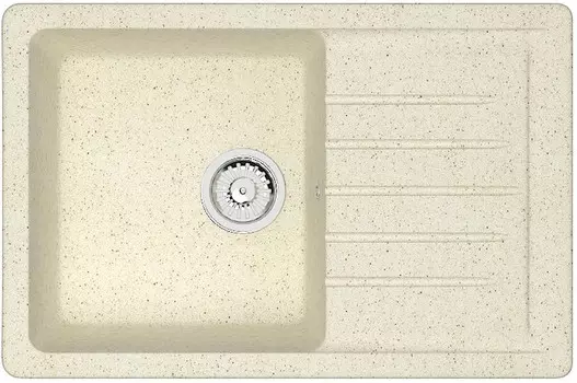 Кухонная мойка Zett Lab T016Q002 бежевый матовый