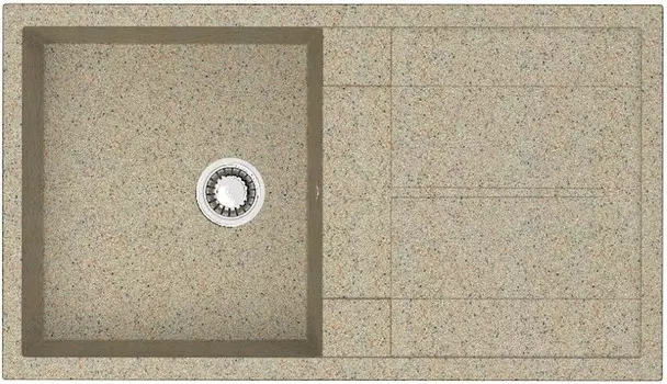 Кухонная мойка Zett Lab T017Q005 песочный матовый