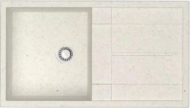 Кухонная мойка Zett Lab T017Q007 хлопок матовый