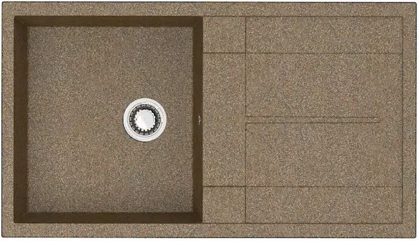 Кухонная мойка Zett Lab T017Q009 терракот матовый