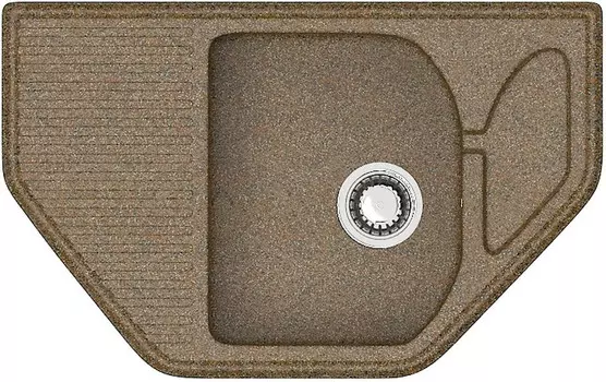 Кухонная мойка Zett Lab T022Q009 терракот матовый