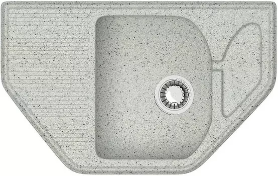 Кухонная мойка Zett Lab T022Q010 светло-серый матовый