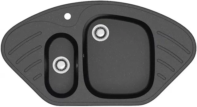 Кухонная мойка Zett Lab T023Q004 черный матовый