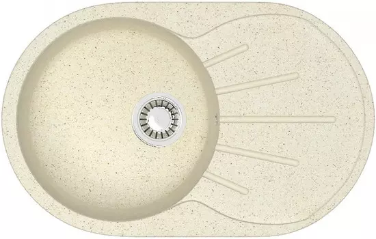 Кухонная мойка Zett Lab T110Q002 бежевый матовый