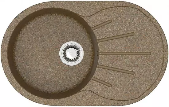 Кухонная мойка Zett Lab T110Q009 терракот матовый