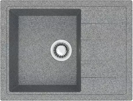 Кухонная мойка Zett Lab T150Q008 темно-серый матовый