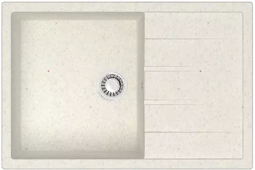 Кухонная мойка Zett Lab T161Q007 хлопок матовый