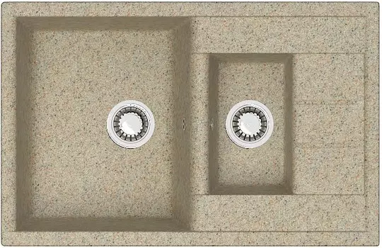 Кухонная мойка Zett Lab T210Q005 песочный матовый