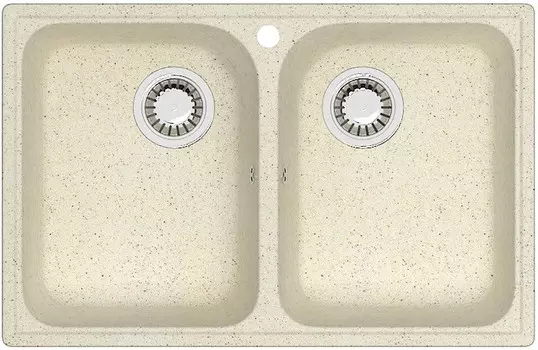 Кухонная мойка Zett Lab T260Q002 бежевый матовый