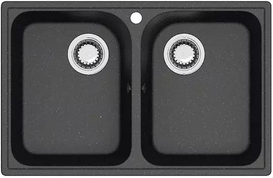 Кухонная мойка Zett Lab T260Q004 черный матовый