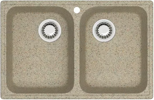 Кухонная мойка Zett Lab T260Q005 песочный матовый