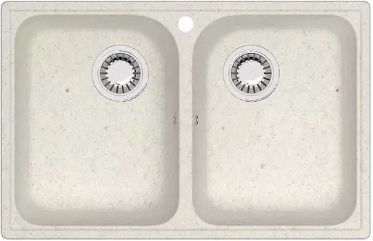 Кухонная мойка Zett Lab T260Q007 хлопок матовый