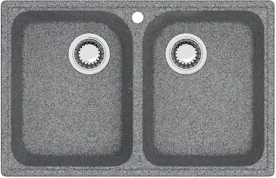 Кухонная мойка Zett Lab T260Q008 темно-серый матовый