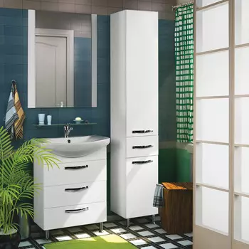 Мебель для ванной Акватон Ария 65 Н белая