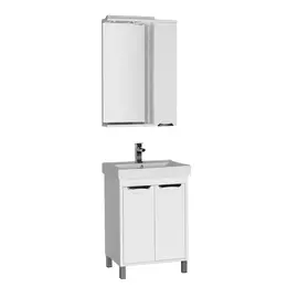 Мебель для ванной Aquanet Гретта 60 2 дверцы белая