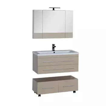 Мебель для ванной Aquanet Нота 100 светлый дуб