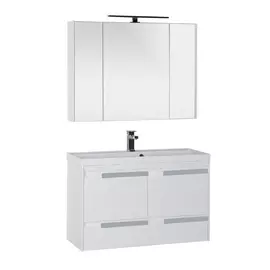 Мебель для ванной Aquanet Тиволи 100 белая
