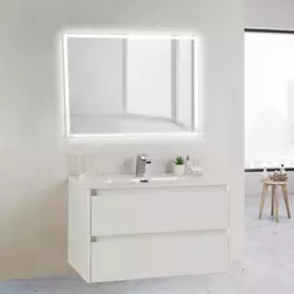 Мебель для ванной BelBagno Kraft 39-800/390-2C-SO-BO Bianco Opaco