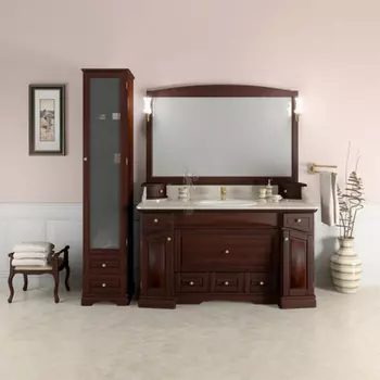 Мебель для ванной Opadiris Лучия 150 орех антикварный