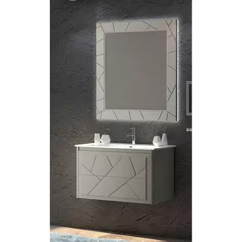 Мебель для ванной Opadiris Луиджи 90 серый