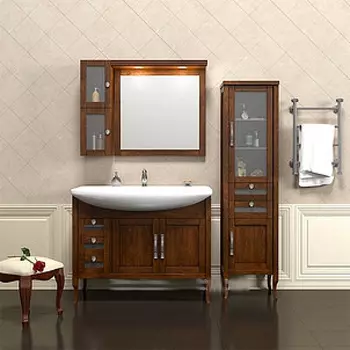 Мебель для ванной Opadiris Мираж 100 светлый орех